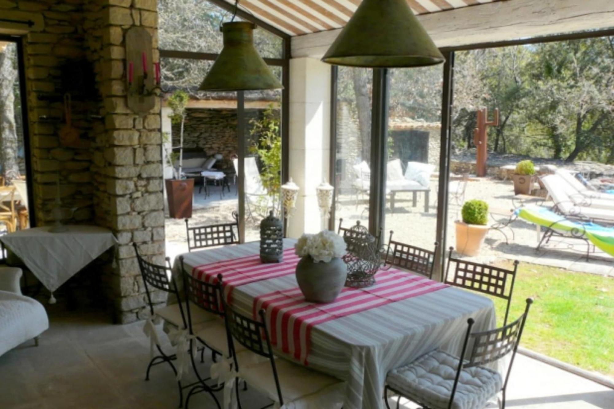 Beautiful Provencal Villa With Pool And Jacuzzi Lacoste  Exterior photo